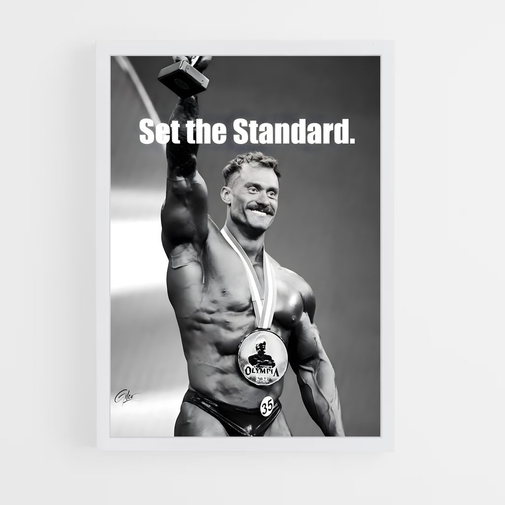 Poster Victorieux – affiche Compétitions de gymnastique (vue 3)